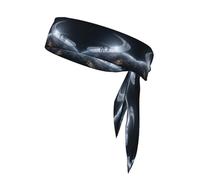 Sports Sweatband Absorbent Elasticity Headband Unique Radiant Quest Pattern Light Comfort Accessory