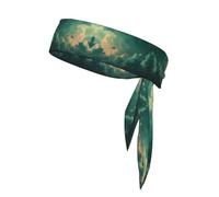 Sports Sweatband Absorbent Elasticity Headband Unique Stellar Horizon Pattern Light Comfort Accessory