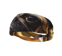 Sports Sweatband Head Bands Lightweight Breathable Non Slip Workout Headbands Cry Pug Hairband for Women Men Fitness Running Cycling Hiking Yoga