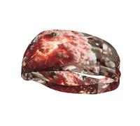 Sports Sweatband Unique Exploding Stone pattern Lightweight Not Tense for Running Outdoor Exercise