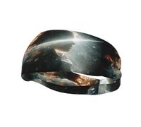 Sports Sweatband Unique Light Realm pattern Lightweight Not Tense for Running Outdoor Exercise