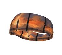 Sports Sweatband Unique Solstice Wave pattern Lightweight Not Tense for Running Outdoor Exercise