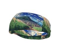 Sports Sweatband Unique Whispering Hills pattern Lightweight Not Tense for Running Outdoor Exercise