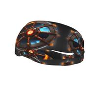 Sports Sweatband Unique Yin Yang Shield pattern Lightweight Not Tense for Running Outdoor Exercise