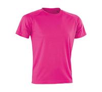 SPIRO Men Performance Aircool T-Shirt – Super Pink – 2X-Large