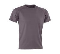 SPIRO Men's Performance Aircool T-Shirt – Grey – X-Large