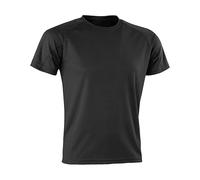 Spiro Men Performance Aircool T-Shirt - Black, X-Small