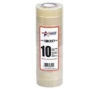 Sports Tape SportsTape Clear Hockey Tape - for Socks and Gear, Easy to Stretch and Tear (10 Pack), One Size