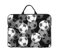 Sports Team Game Soccer, 14 Inch Laptop Sleeve, Notebook Bag Laptop Case Sleeve Briefcase with Handle