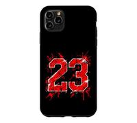 Sports Team Red Black Graffiti Number 23 Case for iPhone 11 Pro Max