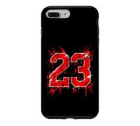 Sports Team Red Black Graffiti Number 23 Case for iPhone 7 Plus/8 Plus