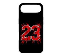 Sports Team Red Black Graffiti Number 23 Case for iPhone Air