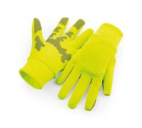 Sports Tech Softshell Gloves Beechfield Yellow S/M