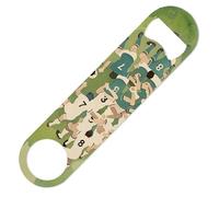 Sports Themed Bottle Opener from Mustard and Gray (Rugby (White & Green))