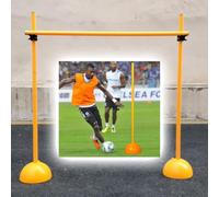 Sports Training Hurdle,Agility Hurdles Soccer Training Agility Poles, Multi-Function Athletic Speed Hurdles for Athlete/Coach, Portable Sports Team Agility Obstacles Pole, Easy to Install(1