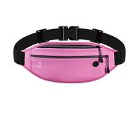 Sports Waist Bag Men Women Professional Running Mobile Phone Waist Bag Waterproof Invisible Pouch Gym Sports Bags Jogging Waist Belt Ba Running Belt(Pink)