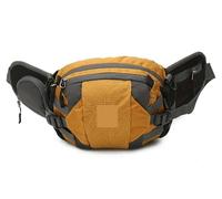 Sports Waist Bag Outdoor Sports Nylon 8L Running Waist Bag Cycling Mountaineering Large Capacity Three-Purpose Backpack(Yellow)