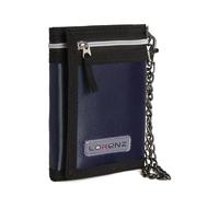 Sports Wallets for Boys, Trifold Men Canvas Wallet with Coin Pocket and Credit Card Holder, Waterproof Teenagers Folder Wallet with Chain, Hook or Classic (with Chain, Navy)