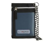 Sports Wallets for Boys, Trifold Men Canvas Wallet with Coin Pocket and Credit Card Holder, Waterproof Teenagers Folder Wallet with Chain, Hook or Classic (with Chain, Grey)