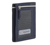 Sports Wallets for Boys, Trifold Men Canvas Wallet with Coin Pocket and Credit Card Holder, Waterproof Teenagers Folder Wallet with Chain, Hook or Classic (Sport, Navy)