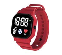 Sports Watch - Digital Waterproof LED Timepiece, 10M Resistant, 43mm Diameter, 11mm Thickness, Screw, PP Mirror Material, Stainless Steel Pin Buckle | Comfortable Silicone Band, Unisex Kids