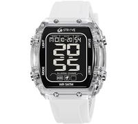Sports Watches Men's Digital Military Watch Digital Watch Men's Tactical Watch LED 50M Waterproof Sport Military Watches for Men Stopwatch Digital Watches Teenagers, White, Strap.