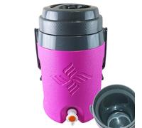 Sports Water Beverage Dispenser - 5.8L Insulated Jar with Handle, Durable Cold & Hot Drink Container, Milk Tea Lemonade Server | Water Dispenser for Gathering, Dining, Beach, Backyard, Picnic, Party