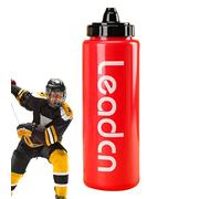 Sports Water Bottle - PE Bicycle Bottle Squeeze Drink Container Leakproof Waterproof | Lightweight Hydration Jug for Road Bike, Mountain Bike and Gym Workout (1P