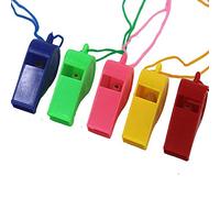 Sports Whistle Reusable Plastic Whistle Whistle Outdoors Whistle with Lanyard Match Supplies 5 Pcs Professional Handy and professional