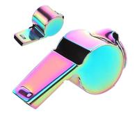 Sports Whistles Set - Referee Accessories for Games | Portable Handheld Whistles with Key Ring, Bright Sound for Training, Outdoor Sports, Physical Education, Team Activities 0.79x1.77x0.71 in