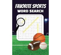 Sports Word Search Puzzle Book: Easy to Read Activities about Basketball, Football, Baseball, and More | 6x9 inches, 110 pages | 50+ Puzzles ... Gift for Vacations, Holidays and Spare Time