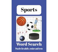 Sports Word Search Puzzle: Word searches with easy to read print about Sports, Basketball, Gear and more. | 6x9 inches, 110 pages | 50+ Puzzles ... Gift for Vacations, Holidays and Free Times.