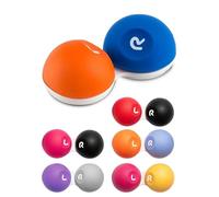 SPORTS WORLD VISION 6PC Soft Grip Contact Lens Case with Anti-Slip Rubber Exterior | Screw Top Travel Storage Case for Contact Lens Solution Bulk Buy Box | L and R Marked Lens Containers