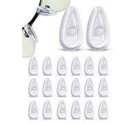 SPORTS WORLD VISION Eyeglass Nose Pads | High-Quality, Soft Silicone air-Active Nose Pads for Eyeglasses | 13mm Screw-in Eyeglass Cushions, Set of 10