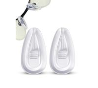 SPORTS WORLD VISION Eyeglass Nose Pads | Premium Soft Silicone Air Active Nose Pads for Eyeglasses | Clip-on & Screw-on Eyeglass Cushion Pads in 4 Different Sizes 11, 13, 14 & 15mm with Multiple Qty