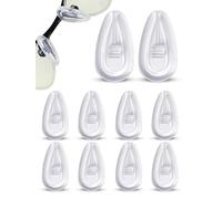 SPORTS WORLD VISION Eyeglass Nose Pads | Premium Soft Silicone Air Active Nose Pads for Eyeglasses | Clip-on & Screw-on Eyeglass Cushion Pads in 4 Different Sizes 11, 13, 14 & 15mm with Multiple Qty