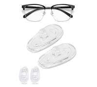 SPORTS WORLD VISION Glasses Nose Pads | Premium Quality Soft Silicone A-Shape Nose Pads for Glasses | 11mm Screw-in Glasses Cushions in 2 Pairs