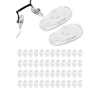 SPORTS WORLD VISION Glasses Nose Pads | Premium Quality Soft Silicone A-Shape Nose Pads for Glasses | 13mm Screw-in Glasses Cushions in 5 Pairs