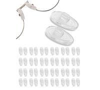 SPORTS WORLD VISION Glasses Nose Pads | Premium Quality Soft Silicone A-Shape Nose Pads for Glasses | 15mm Push-in Glasses Cushions in 10 Pairs