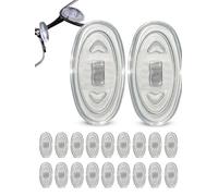 SPORTS WORLD VISION Premium Grade Oval Shaped Glasses Nose Pads | Push-in Silicone Nose Pads for Spectacles 13.5 mm/0.5'' | 5 Pairs Nose Pads for Glasses, Sunglasses & Reading Glasses Repair kit