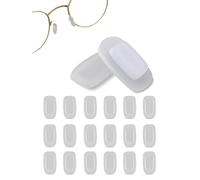 SPORTS WORLD VISION Premium Soft Silicone Glasses Nose Pads Rectangle Shaped Push-in Nose Pads for Glasses in 11mm Comfortable Size - 10 Pair Pack | Ideal for Sunglasses & Eyeglasses Frames