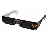 SPORTS WORLD VISION Solar Eclipse Glasses ISO 12312-2 Certified Solar Viewing Glasses - Safe for Direct Sun Observation, Solar Eclipses & Sunspots - Foldable Paper Frame PET Lenses Eye Protection