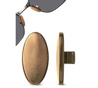SPORTS WORLD VISION Titanium Glasses Nose Pads | Non-Slip Oval Titanium Nose Pads for Glasses | 13mm Slide-in Easy Replacement & Comfortable Fit - 1 Pair in Rose Gold Finish for Suitable Eyeglasses