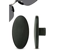 SPORTS WORLD VISION Titanium Glasses Nose Pads | Non-Slip Oval Titanium Nose Pads for Glasses | 13mm Slide-in Easy Replacement & Comfortable Fit - 1 Pair in Black Finish for Suitable Eyeglasses