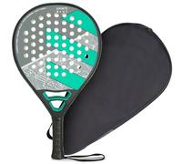 SportsBlue Carbon Surface Padel Racket - Pro-Series Tennis Paddle Racket - All Pala Padels Racquets (BLK (with Cover), 2)