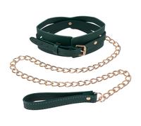Sportsheets - Collar with Leash (Green)