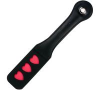 Sportsheets Impression - Black Heart Leather Paddle