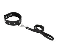 Sportsheets Restraint Leather Leash &amp, Collar