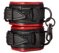 Sportsheets Saffron Bondage Ball Gag Leather HandCuffs Paddle Thai Sling Collar
