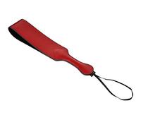Sportsheets Saffron Vegan Loop Paddle, Sturdy, Black and Red